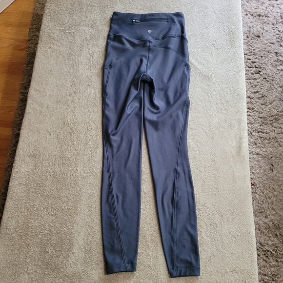 Lululemon Flurry Up Super High-Rise Tight 28" Stone Blue size 4 - Picture 5 of 14